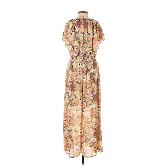 Melloday Women's Floral Print Wide Leg Jumpsuit - Size Small NWOT - Picture 3 of 7